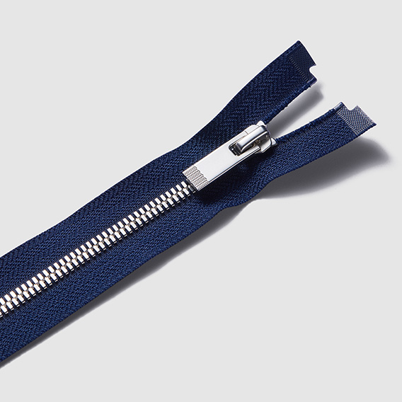 Metal Double-Point Teeth Zipper